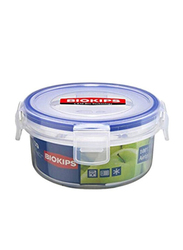 Komax Round Food Container, 1.3 Liter, Clear