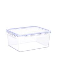 Cosmoplast Lock2Go Food Storage Container with Lid, 1.2 Liters, Clear/Purple