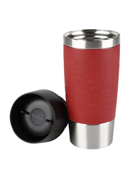Tefal 360ml Thermal Travel Mug, K3084114, Red/Silver