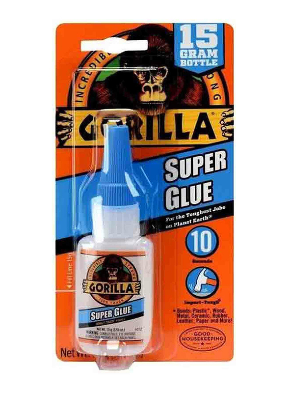 Gorilla Super Glue, 15g, White