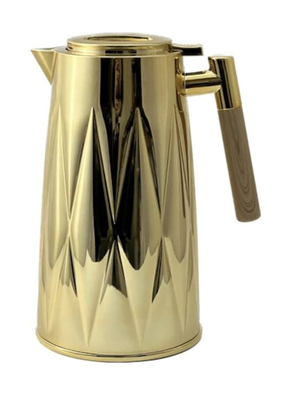 Home Maker 1.3 Ltr Tea And Coffee Vacuum Flask, ROM-130-G, Gold
