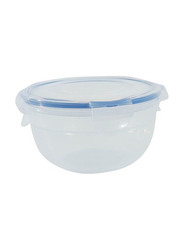 Lock & Lock Classic Round Plastic Food Container, HSM943, 480ml, Clear/Blue