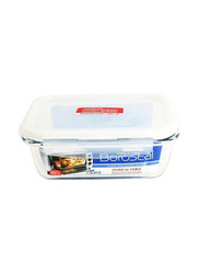 Lock & Lock Boroseal Oven Glass Rectangular Container, LLG430, 730ml, Clear