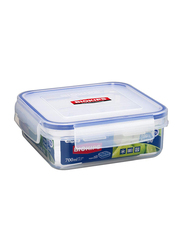 Komax Biokips Square Food Container, 700ml, Clear