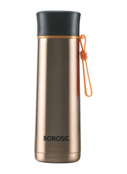 Borosil 400ml Sprint Vacuum Bottle, Gentle Gold