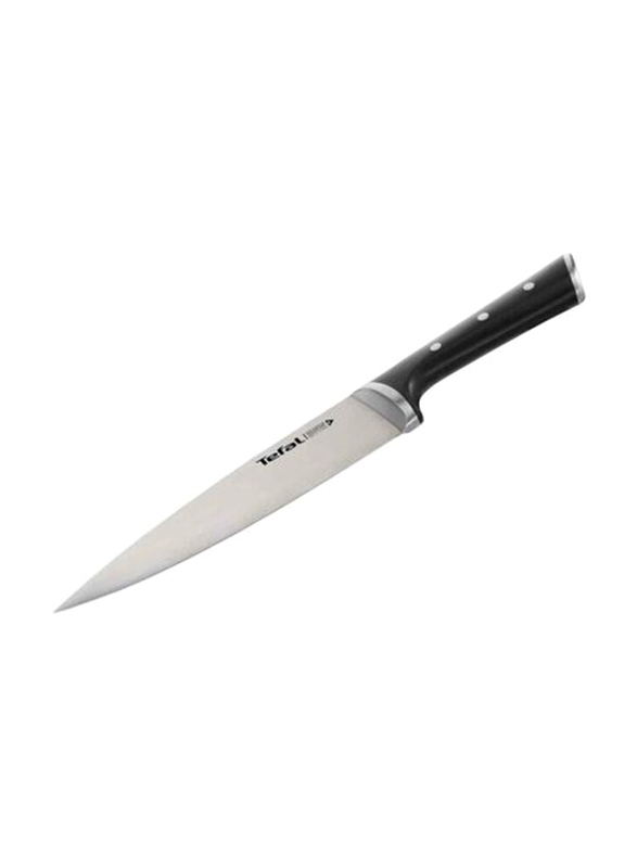 Tefal 20cm Ingenio Ice Force Chefs Knife, K2320214, Black/Silver