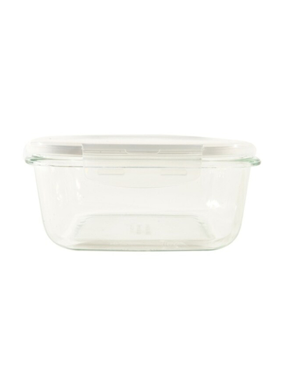 Lock & Lock Boroseal Oven Glass Square Container, LLG226, 930ml, Clear