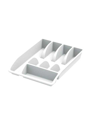 Cosmoplast Cutlery Tray Large, 34 x 26 x 6cm, White