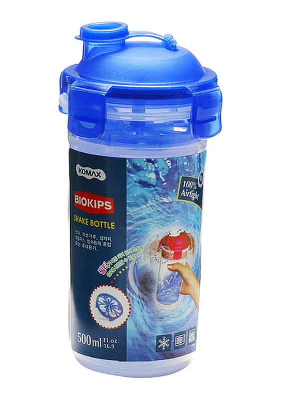 

Komax 550ml Shake Bottle, Ko171712, Blue