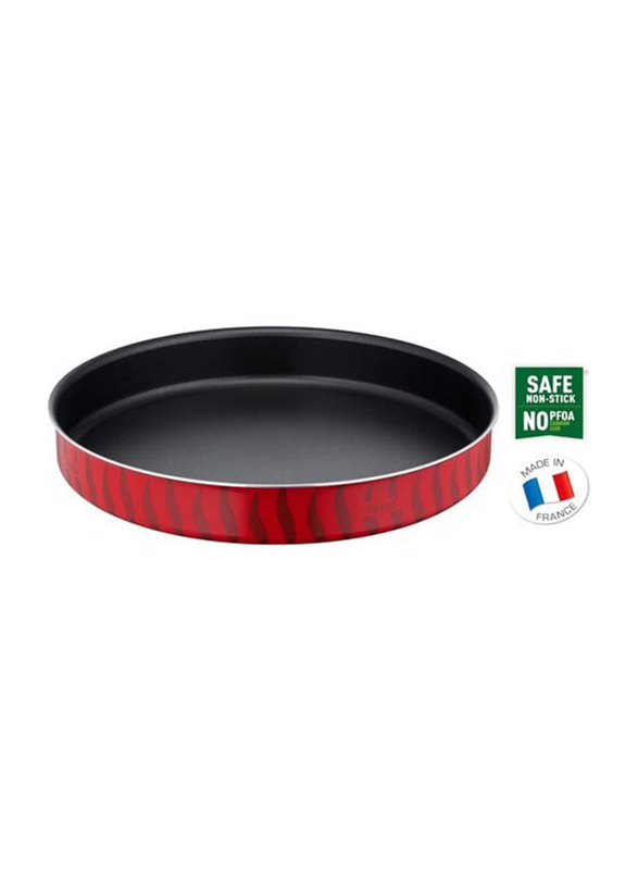 Tefal 2-Piece Les Specialist Tempo Kebbe Round Oven Dish Set, Red/Black