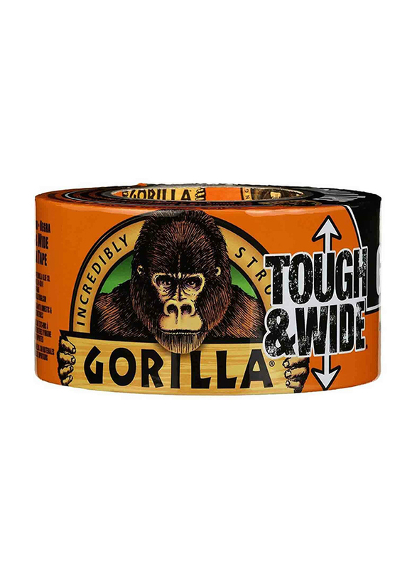 Gorilla Tough & Wide Duct Tape, 6003001, Black