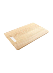 WTL Rectangular Wooden Cutting Board, 25 x 39 x 1.5cm, Beige