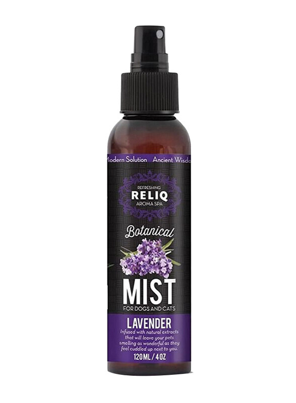 

Reliq Botanical Mist Spray Lavender for Dogs & Cats, 120ml