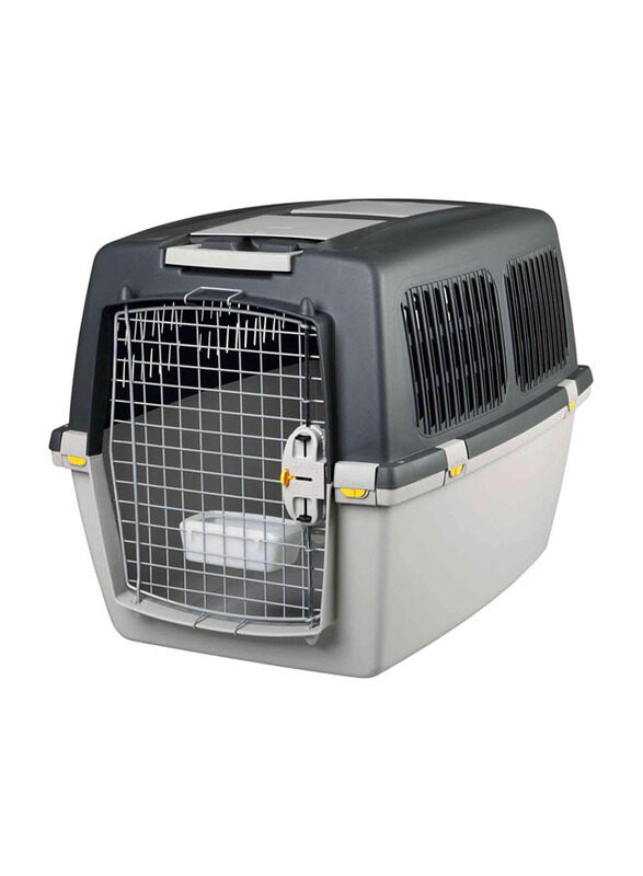 

Stefanplast Gulliver IATA 5 Plastic Pet Carrier Crate, 81 x 61 x 60cm, Grey