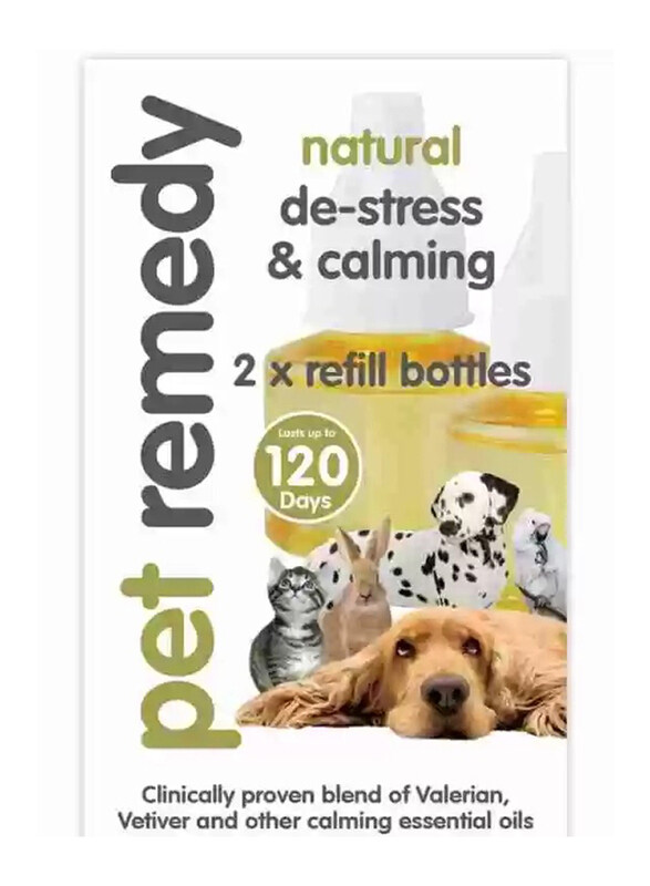 

Pet Remedy Calming Diffuser Refill Bottle, 2 x 40ml