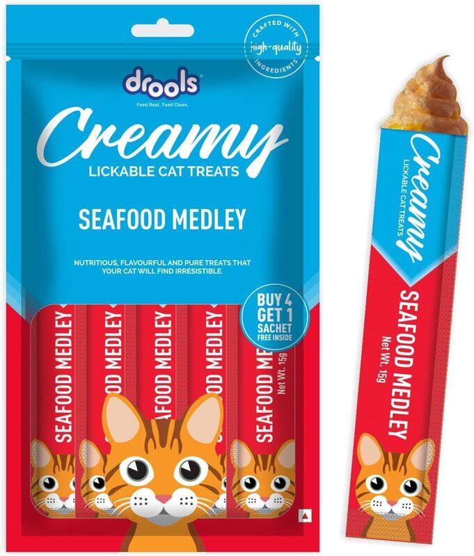 

drools creamy seafood melody 75g