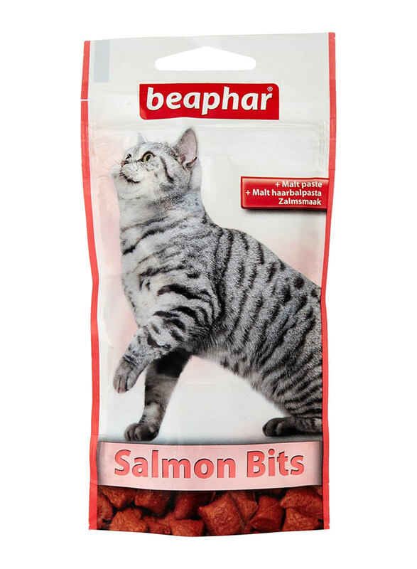 

Beaphar Salmon Bits Treats Dry Cat Food, 35g