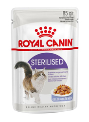 Royal Canin Feline Health Nutrition Sterilised in Jelly Adult Wet Cat Food, 12 x 85g