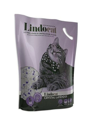 Lindocat Cat Lavender Scent Crystal Litter, 5 Liters, Lavender