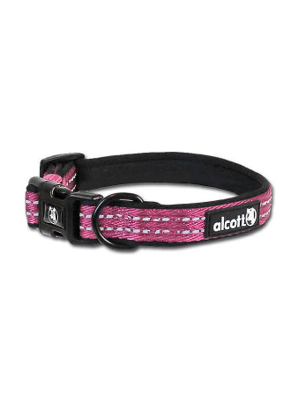 

Alcott Adventure Dog Collar, Large, 18-26 inches, Pink