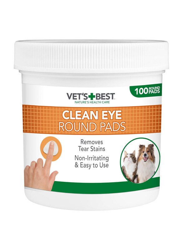 

Vet's Best Eye Wipes for Dogs, 100 Pads, White