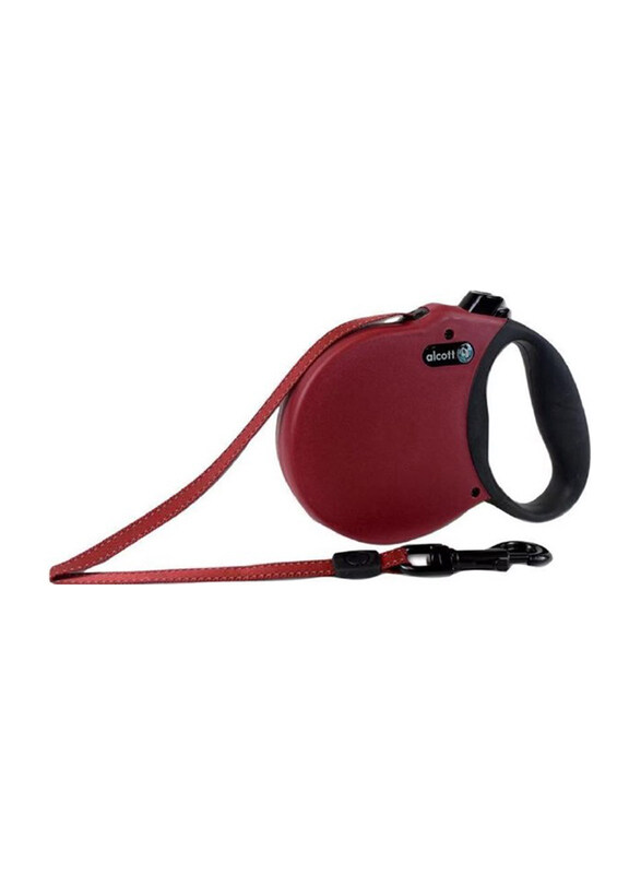 

Alcott 4.8m Small Retractable Dog Leash for Dogs, 1 Piece, Red