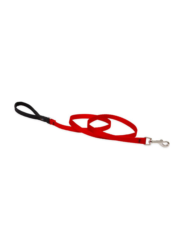 

Lupine Basics Nylon Dog Leash, 122 x 1.27cm, Red