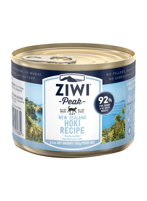 

Ziwi Peak Hoki Wet Food for Adult Cats, 185g