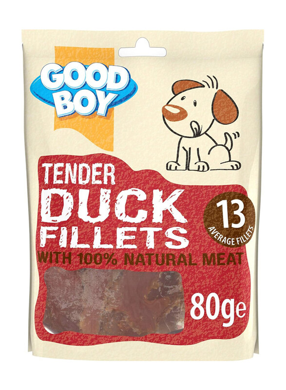 

Good Boy Tender Duck Fillets with 100% Natural Duck Breast Meat Wet Dogs Food, 80g