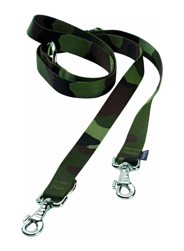 

Bobby 2.5 x 100cm Nylon Camouflage Dog Lead, Large, Khaki