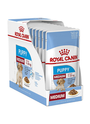 Royal Canin Medium Puppy Health Nutrition Dog Wet Food, 10 x 140g