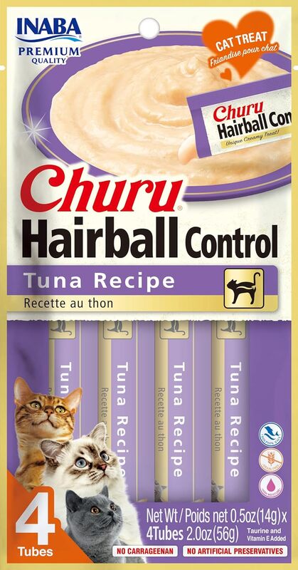 inaba churu hairball control  tuna 56g