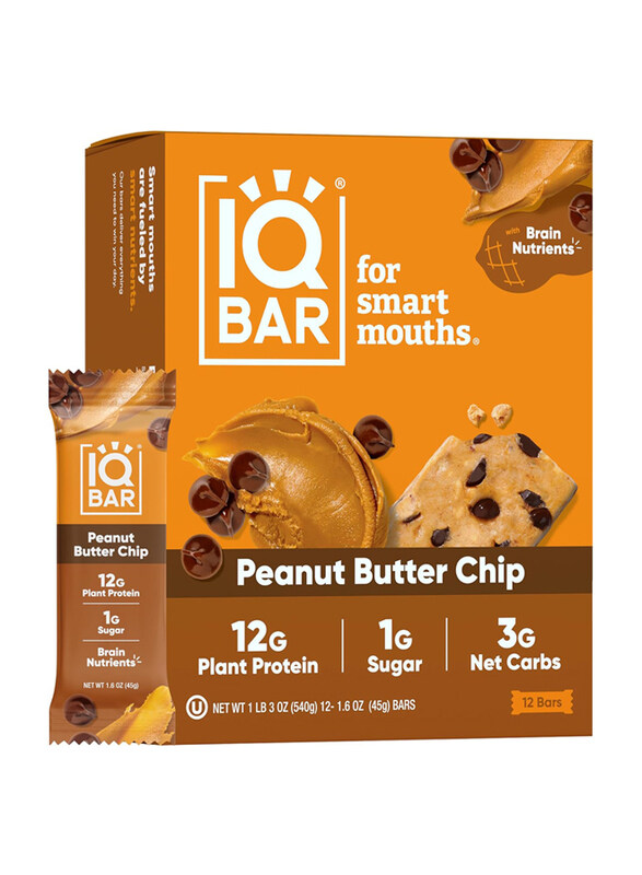 

IQ Bar Peanut Butter Chip Protein Bars, 45gm