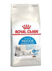 Royal Canin Feline Health Nutrition Indoor Appetite Control Home Life Adult Dry Cat Food, 2 Kg