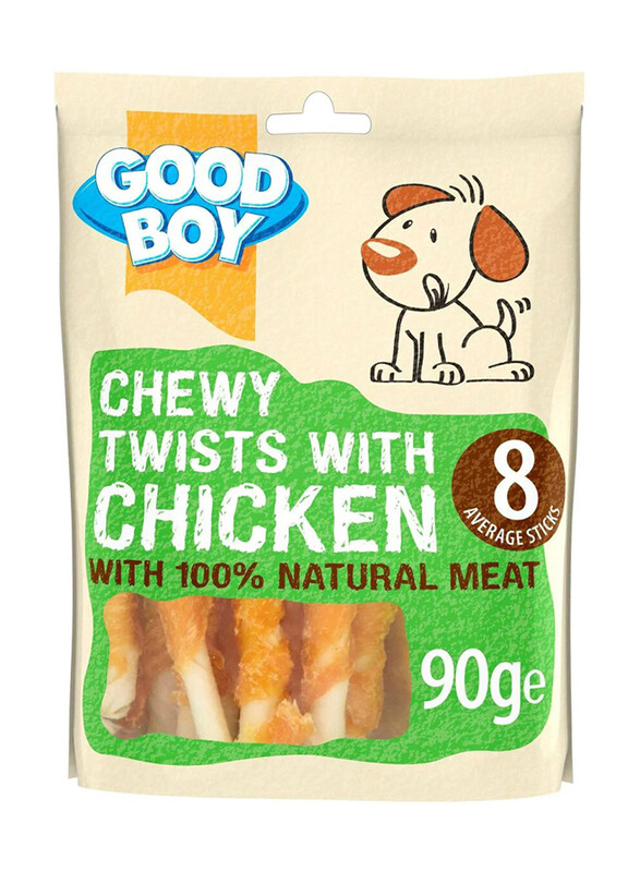 

Good Boy Chewy Chicken Twists with 100% Natural Chicken Breast Meat Dry Dogs Food, 90g