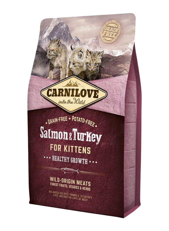 

Carnilove Salmon & Turkey for Kittens Dry Food, 2 Kg
