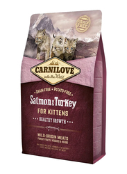 Carnilove Salmon & Turkey for Kittens Dry Food, 2 Kg