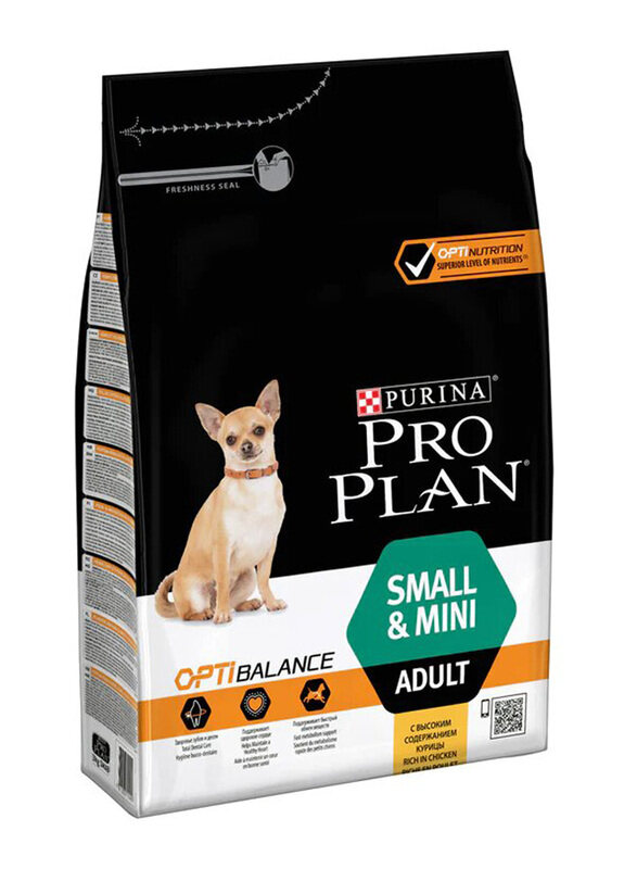 

Purina Pro Plan Opti Balance Rich in Chicken Small & Mini Adult Dry Dog Food, 3 Kg