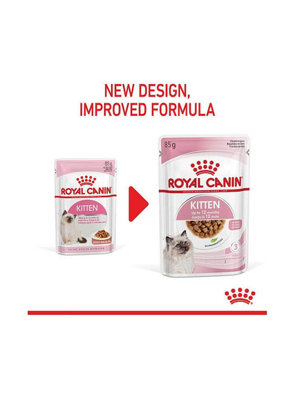 Royal Canin Kitten Instinctive Gravy Pouch Wet Cat Food, 85g