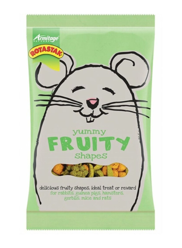 

Rotastak Yummy Fruity Shapes Treats for Rodents & Rabbits, 50g