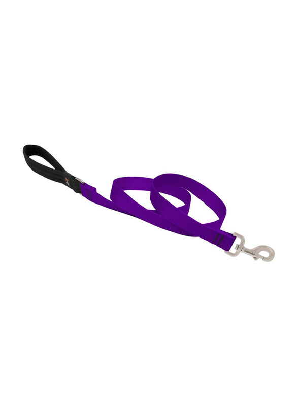 

Lupine Basics Dog Leash with Padded Handle, 2.54 x 122cm, Purple
