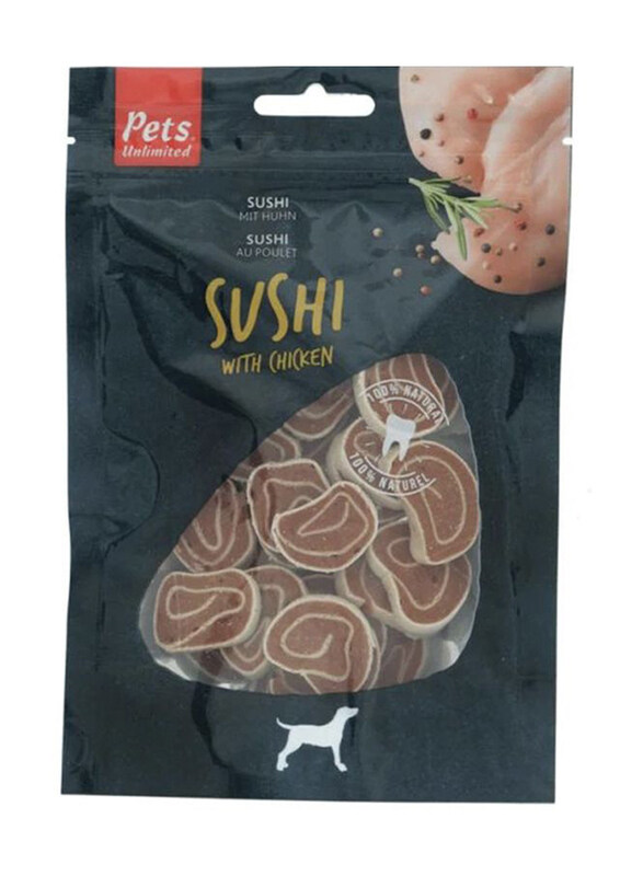 

Pets Unlimited Sushi with Chicken Dog Dry Food, 100g