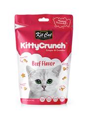Kit Cat Kitty Crunch Hairball Control Cat Bites Beef Flavour With Taurine Dry Cat Food, 60g