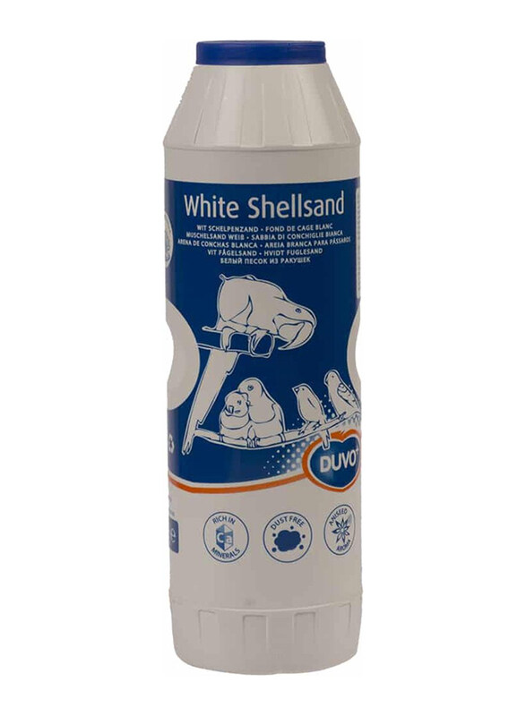 

Duvo Plus Shellsand for Bird Cages Dust Free, 2 Kg, White