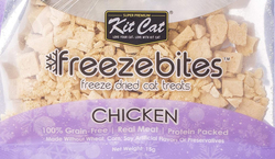 Kit Cat Freeze Bites Treats with Chicken Dry Cat Food, 15g