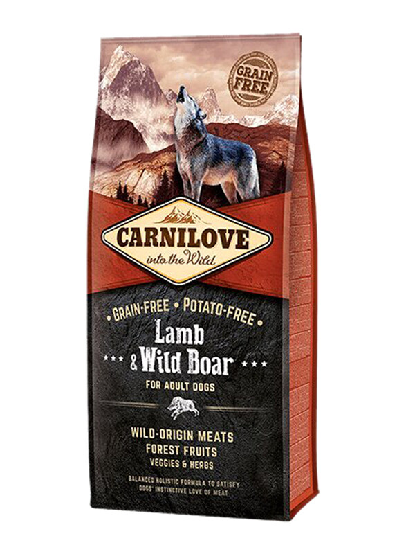 

Carnilove Lamb & Wild Boar for Adult Dogs Dry Food, 12 Kg