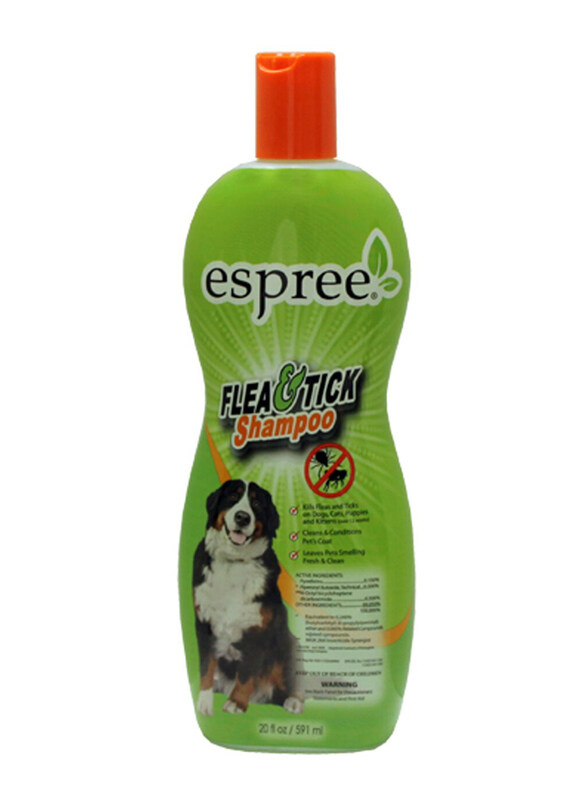 

Espree Flea & Tick Shampoo for Dogs & Cats, 20oz, Green