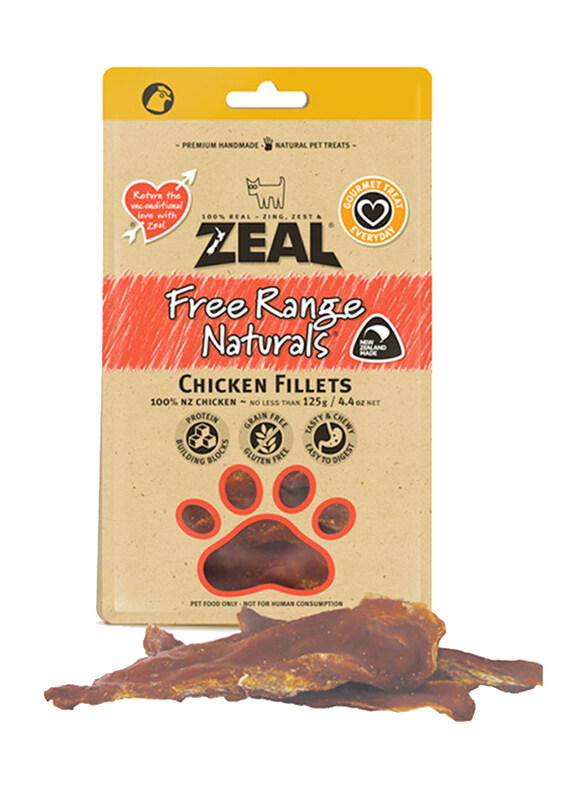 

Zeal Breast Fillet Dried Chicken Dry Dog Food, 125g