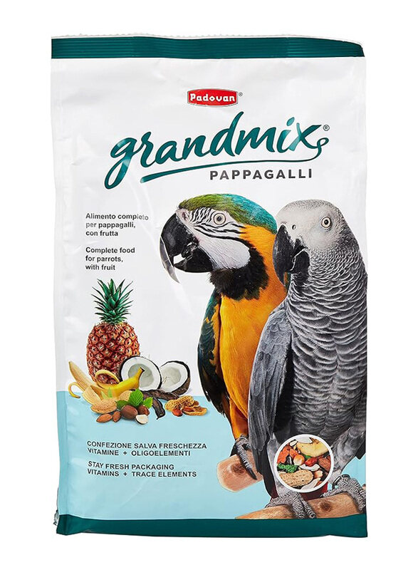 

Padovan Pappagalli Grand mix Bird Food for Large Parrots, 2 Kg