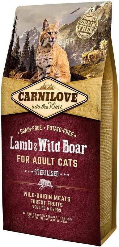 

Carnilove Lamb & Wild Boar for Adult Cats 6kg